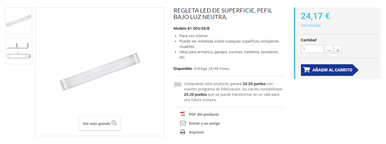 comprar tubos led de garaje baratos