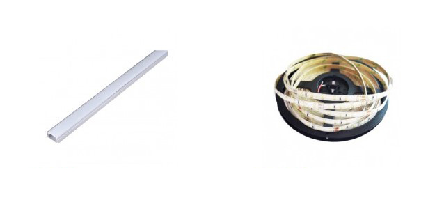 Iluminar salón con tiras led